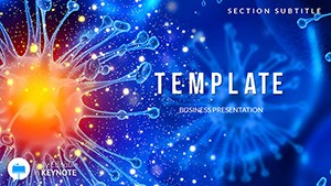 Dangerous Virus Template and Background for Medicine Keynote presentation