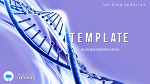Human Genetics Project Keynote template Presentation