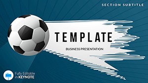 Football Sport Keynote Template for Presentation