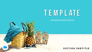 Beach Equipment Keynote templates