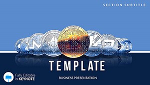 Cryptocurrency Market: Bitcoin and Altcoin Prices Keynote template