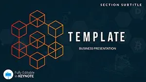 Blockchain Technology Keynote templates - Themes