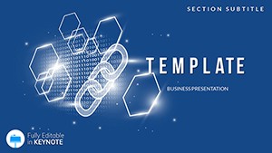 Benefits of Blockchain Keynote templates - Themes