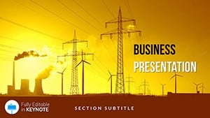 Energy Production and Management Keynote templates - Themes