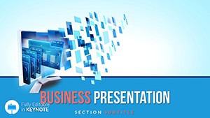 Robotic Automation System Keynote templates - Themes