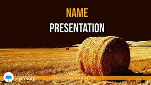Crop Yield Keynote Templates - Themes