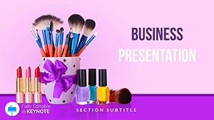 Cosmetics and Perfumery Keynote Templates - Themes