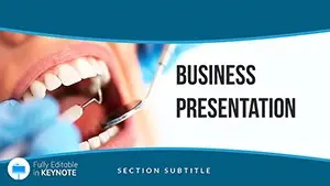 Dentist: Dental Sealing Keynote Themes - Presentations Template