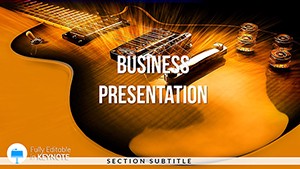Download Electric Guitar Keynote Presentation Template