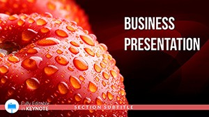 Ripe Apple Keynote Themes - Presentation Template