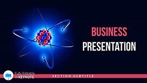 Atom Molecular Biology Keynote Templates