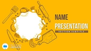 Recipes for Professional Chefs Keynote Templates - Themes