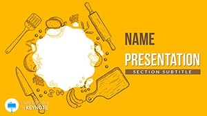 Recipes for Chefs Keynote Template for Presentation