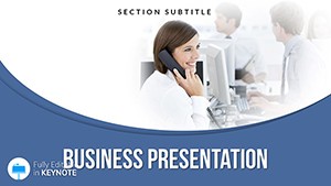 Customer Relationship Communication Keynote Template: Presentation