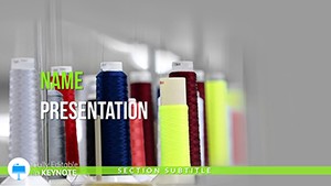 Differences In Sewing Thread Keynote Templates