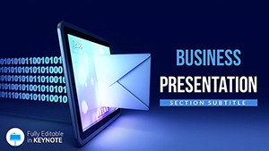 Email Marketing Campaign Tool Keynote Templates