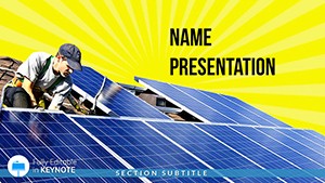 Solar Panels Keynote Templates - Download Themes for Presentation