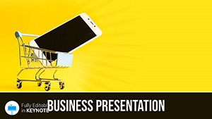 Black Friday Phone Deals Keynote Template for Presentation