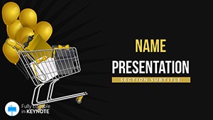 Exclusive Black Friday Gifts Sales Keynote Template - Download Presentation