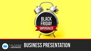 Black Friday Super Sales Keynote Template for Presentation
