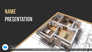 Planning Home, Apartment Keynote Templates