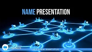 Internet Computer Network Keynote Template for Presentation
