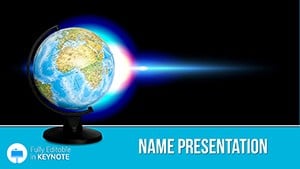 Physical Globe Keynote Templates - Themes