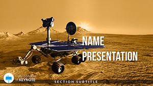 NASA Mars Rover Keynote Template - Download Design