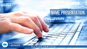 Download Computer Information Systems Keynote Presentation Template