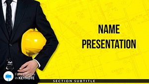Architect Designer Keynote Template: Presentation