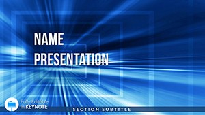 Download Square Tunnel Keynote Template - Presentation