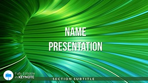 Mystical Green Tunnel Keynote Templates - Themes