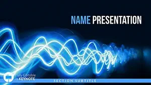 Electric Abstract Keynote Template for Presentations