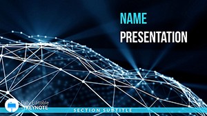 Tetrahedron Module Light Keynote Templates - Themes