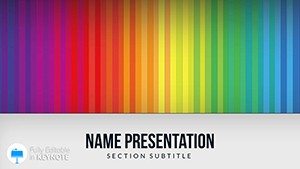 Vibrant Color Wallpapers Keynote Template - Download