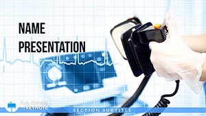Medicine Defibrillator Keynote Templates - Themes