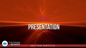 Abstract Red Light Keynote Template - Download Free Presentation