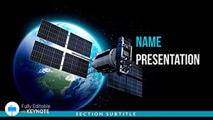 Space Satellite Keynote Templates