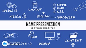 Web Studio: Creation, Development, and Promotion Services | Template for Keynote Presentation