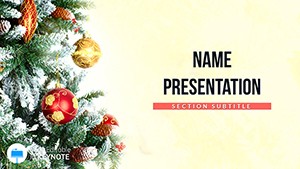 Free Christmas Tree Keynote Template for Memorable Presentation