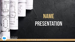 Architectural Plans Keynote Template for Presentation