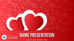 Captivating Valentine Greetings Keynote Template for Heartfelt Presentations