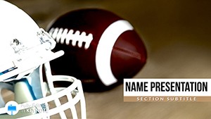 Sports American Football Positions Keynote Template