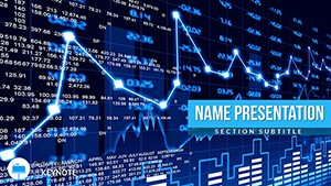 Analysis Stock Market Schedule Keynote templates