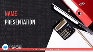 Accounting Standards Keynote template