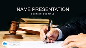 Lawyer Keynote template | Themes