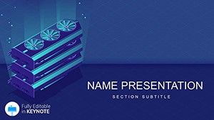 Crypto Mining Keynote Template - Professional Themes for Download