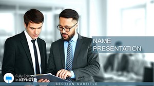 Business People Keynote template | Themes