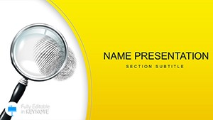 Fingerprinting Services Keynote Template for Presentation