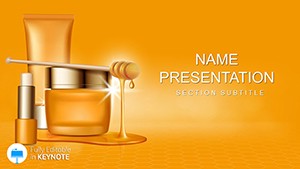 Honey Cosmetics Keynote Template - Presentation